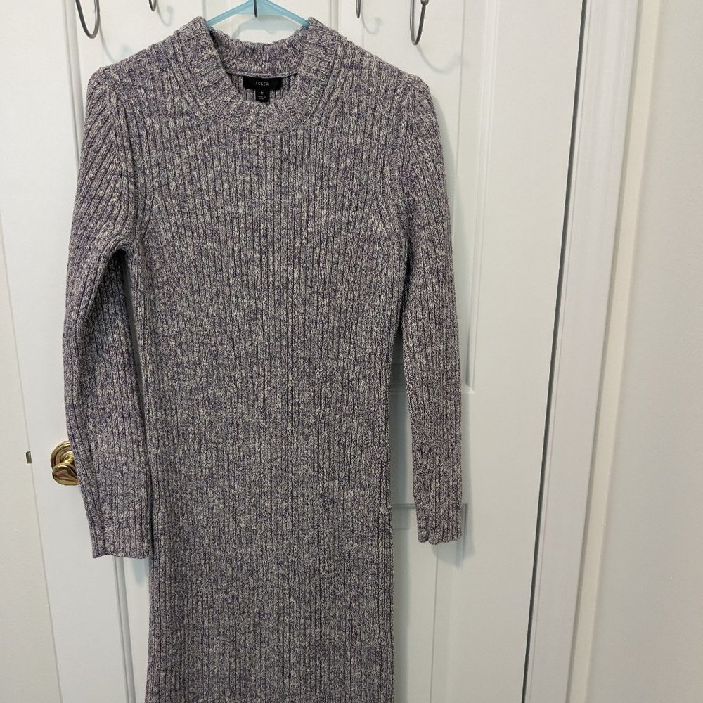 NWOT J.Crew heavy cotton Sweater Dress, M